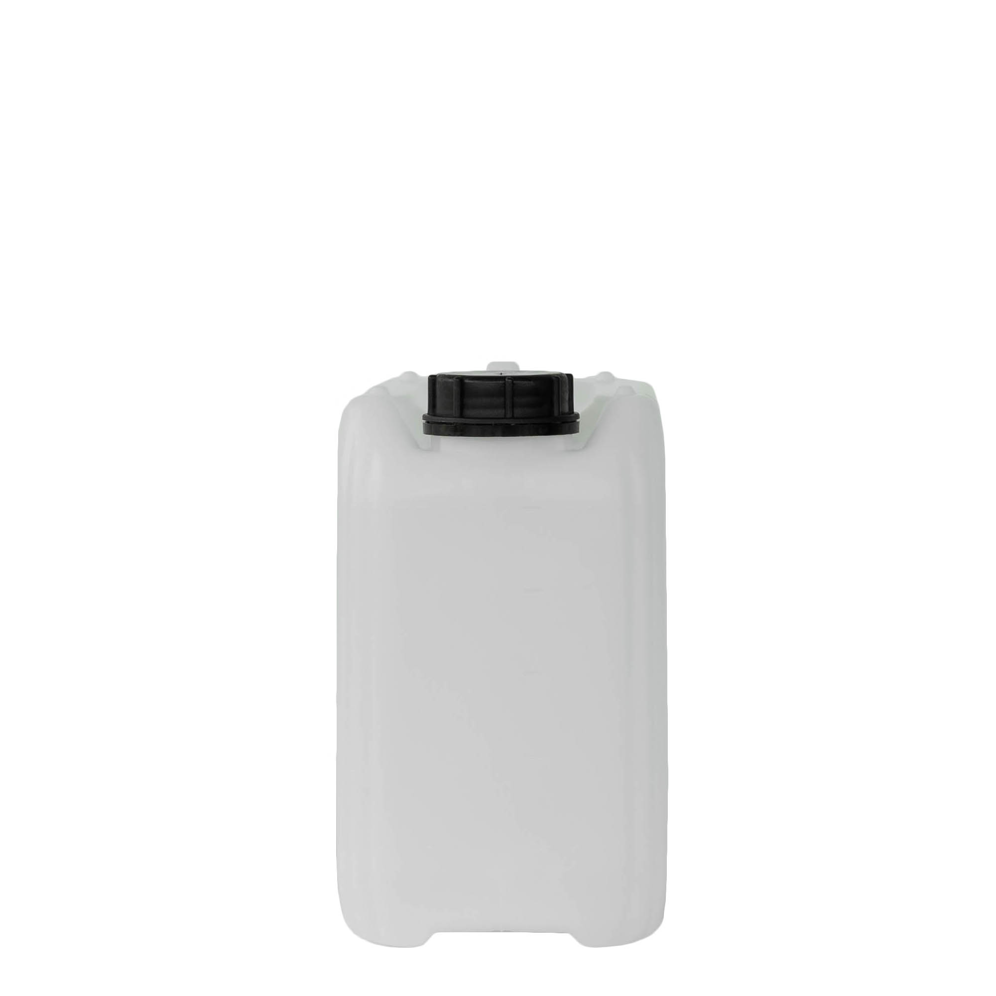 5 l kanystr, obdélníkový, HDPE plast, přírodní, hrdlo: ND 55