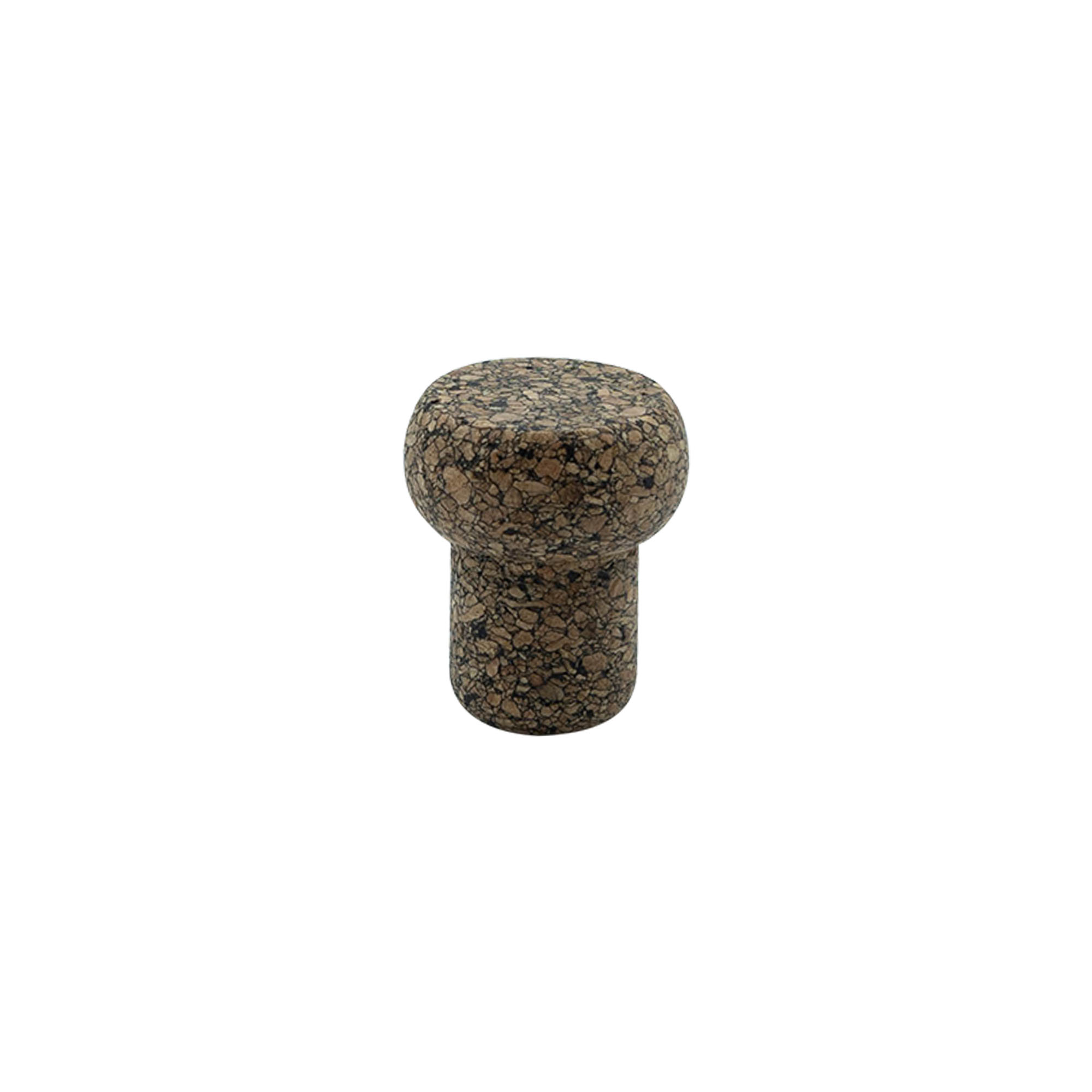 Úchytový korek 'Barrel' 19,5 mm, Corkcoal, pro hrdlo: korek Úchytový korek 'Barrel' 19,5 mm, Corkcoal, pro hrdlo: korek