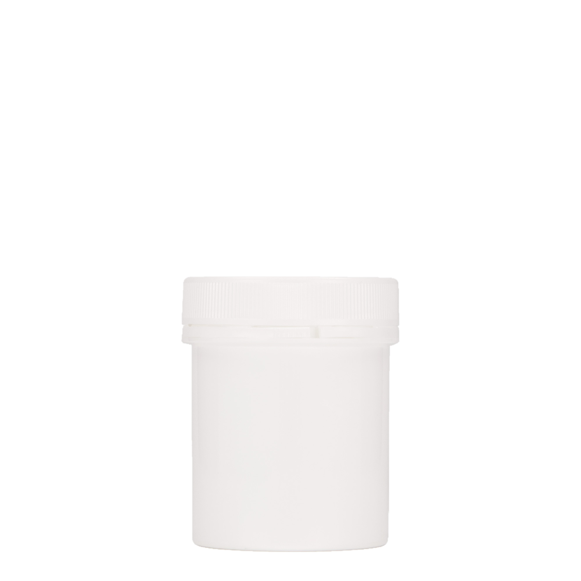 150 ml plastová dóza 'Securilock', PP, bílá, hrdlo: šroubovací uzávěr