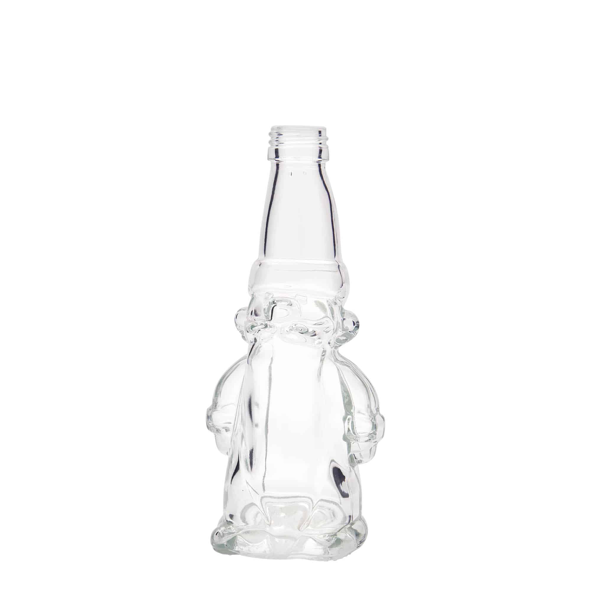 200 ml skleněná láhev 'Vánoční skřítek', hrdlo: PP 28