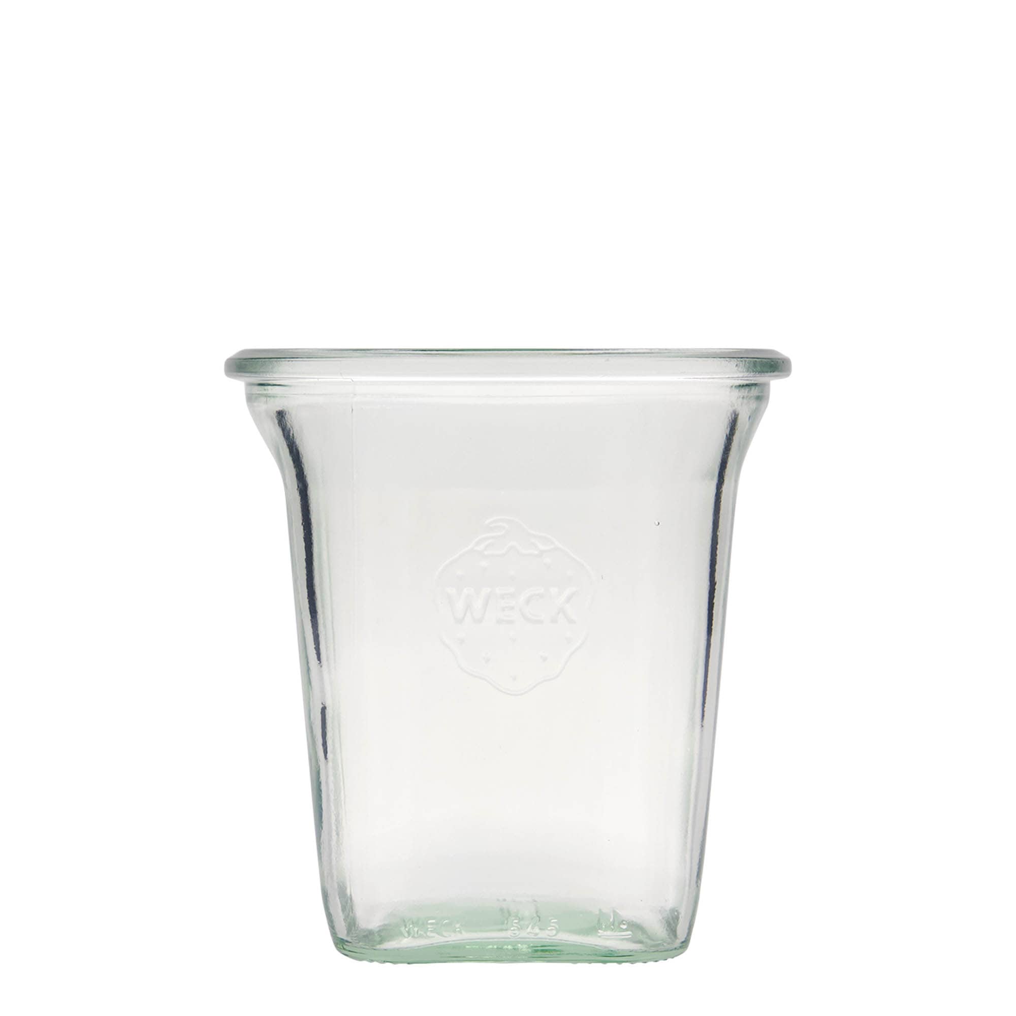6x 545 ml WECK Quadro sklenice se skleněným víčkem RR 100
