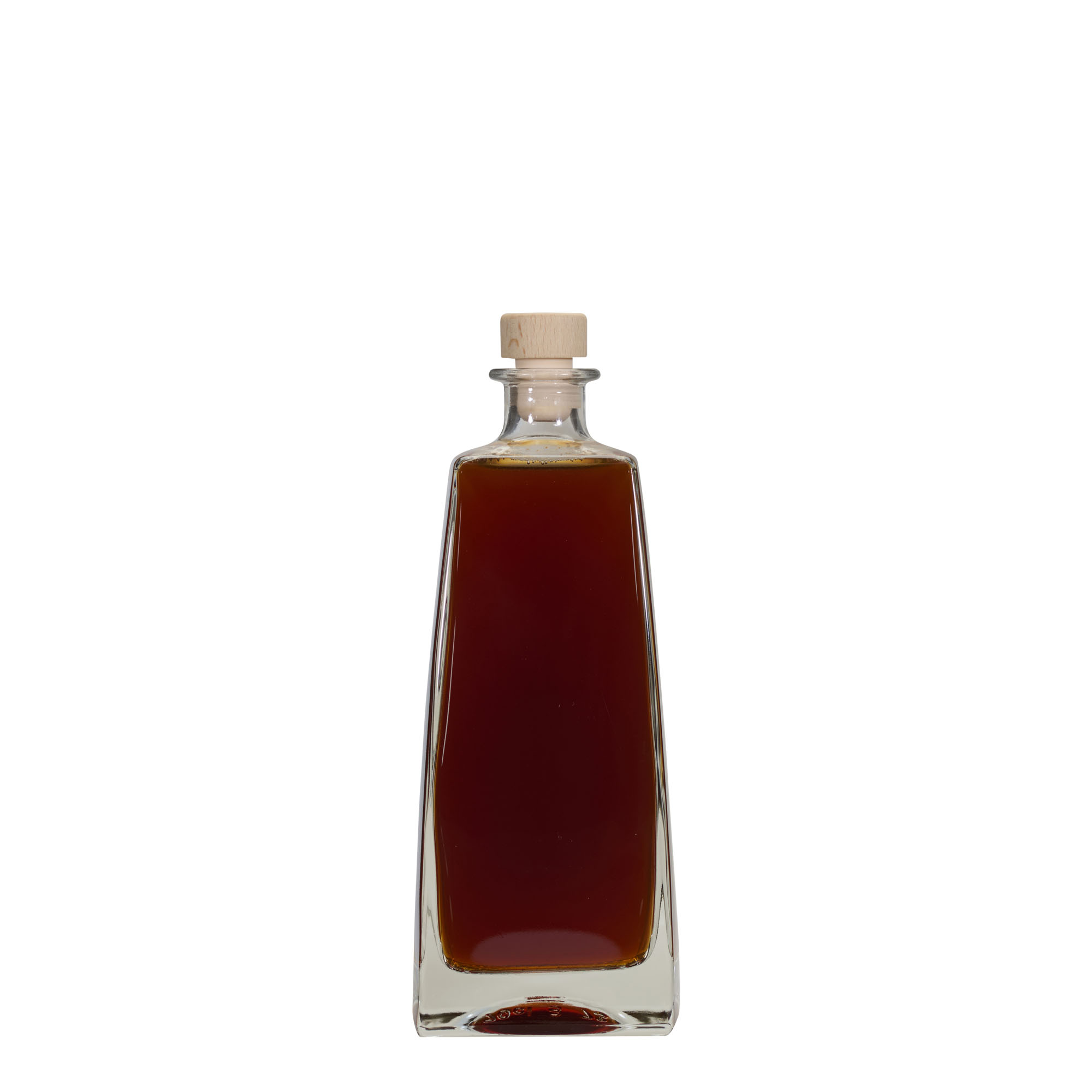 700 ml skleněná láhev 'Timmy', obdélníková, hrdlo: korek 700 ml skleněná láhev 'Timmy', obdélníková, hrdlo: korek