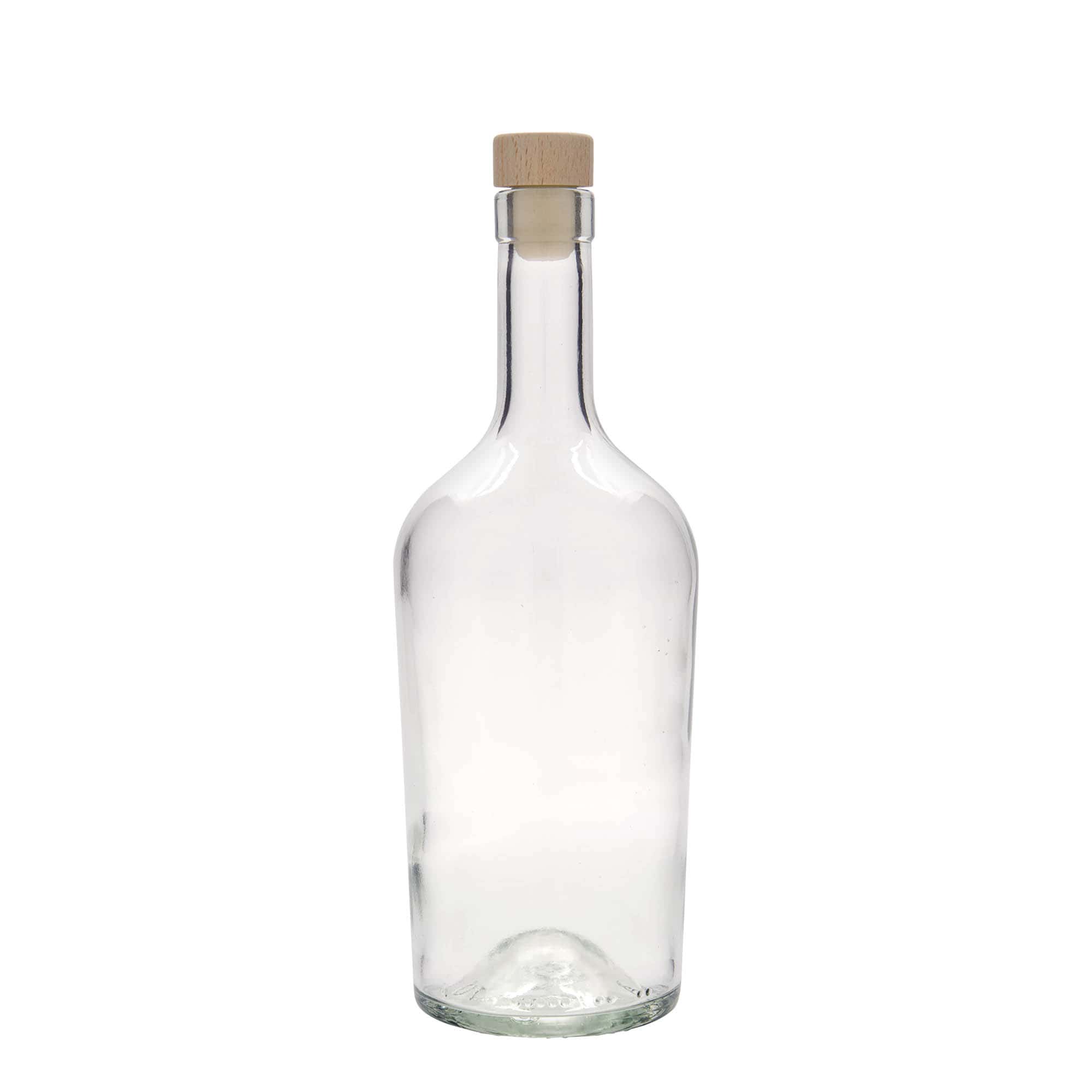 700 ml skleněná láhev 'Margarethe', hrdlo: korek