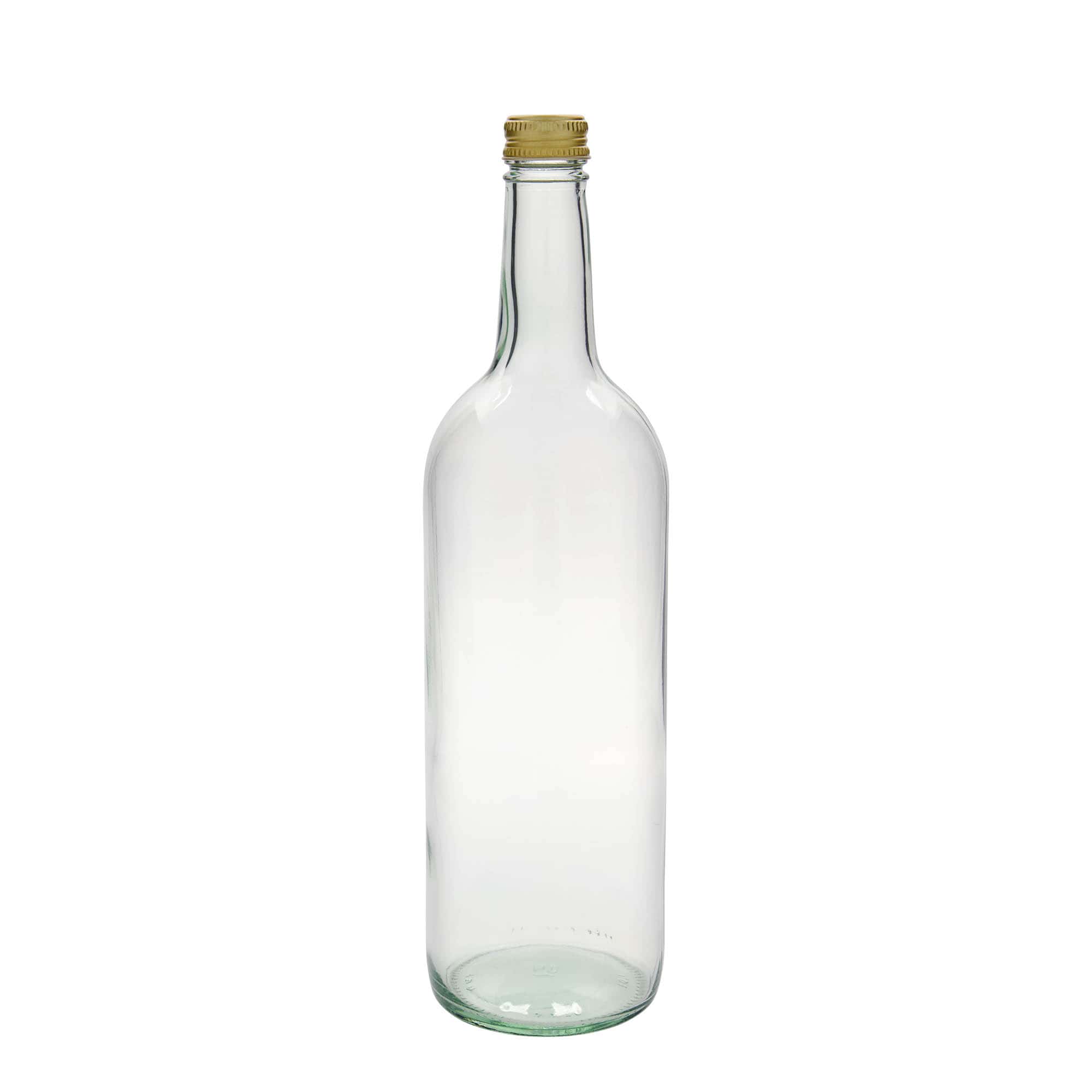 1.000 ml univerzální láhev, sklo, hrdlo: PP 28
