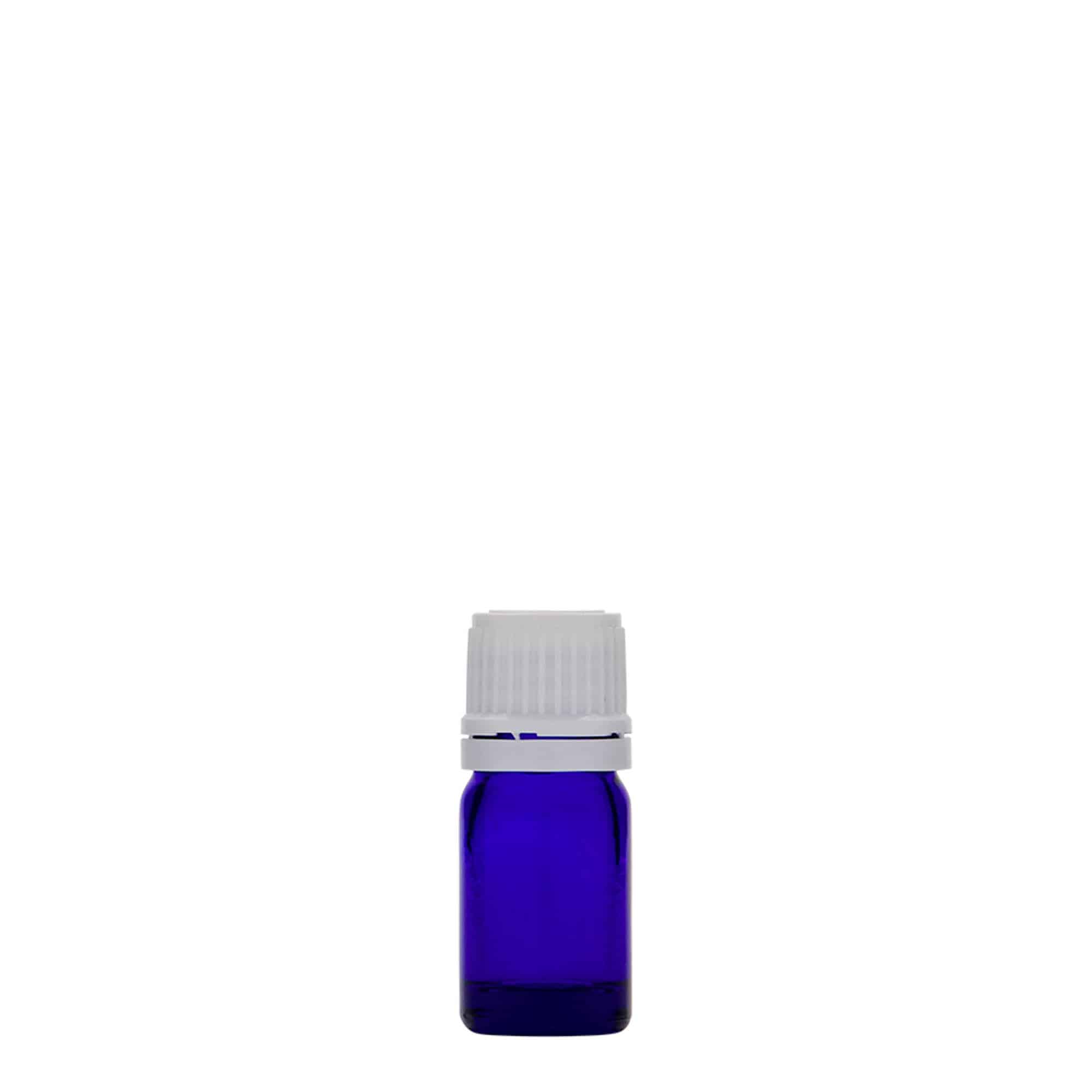 5 ml lékovka, sklo, královská modř, hrdlo: DIN 18